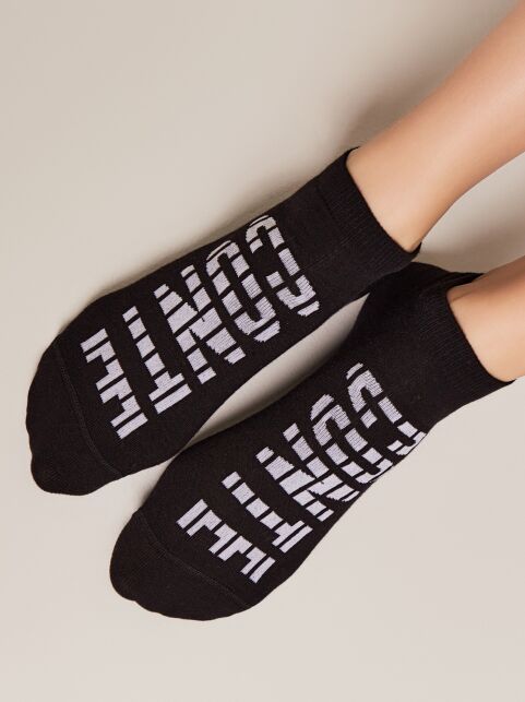 Короткие спортивные носки из хлопка с рисунками ACTIVE, модель 574 - купить в интернет-магазине Conte