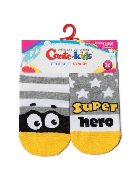 Cotton socks with funny drawings "Funny legs" - buy in the online store Conte