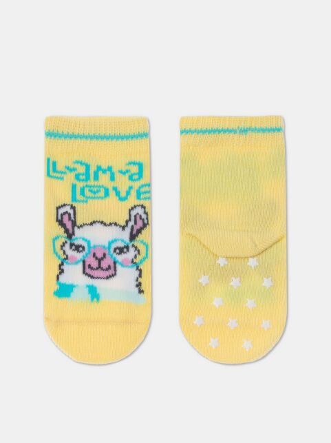 Антискользящие носки TIP-TOP с рисунком «Лама» Антискользящие носки TIP-TOP с рисунком «Лама» - купить в интернет-магазине Conte