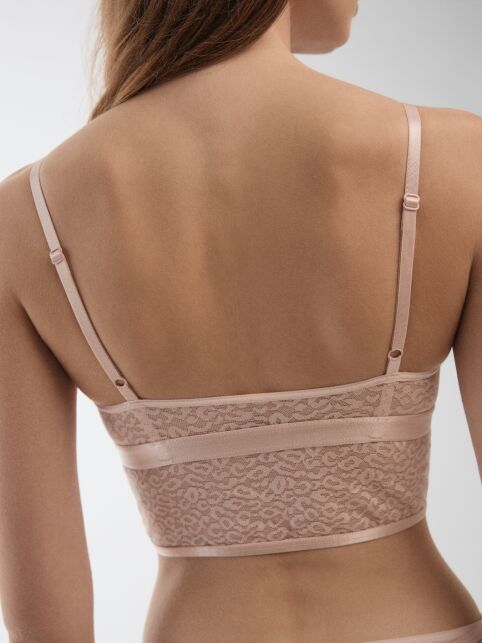 Бюстье из анималистичного кружева и сетки SAVAGE LBE 2534 - купить в интернет-магазине Conte