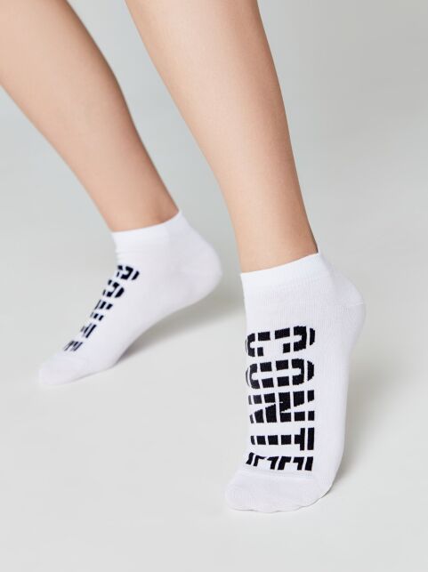 Короткие спортивные носки из хлопка с рисунками ACTIVE, модель 574 - купить в интернет-магазине Conte