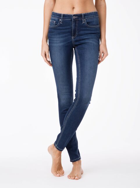 Modeling jeans Skinny with a medium fit 4640/4915D - buy in the online store Conte