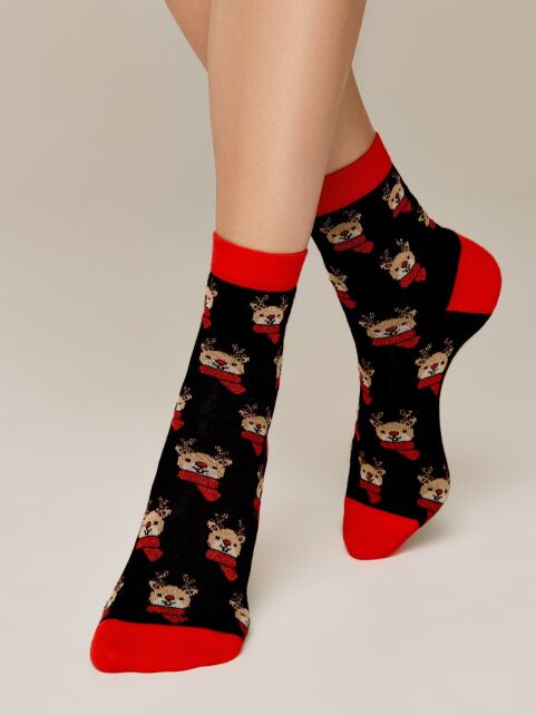 Women socks NEW YEAR "Rudolph" - buy in the online store Conte