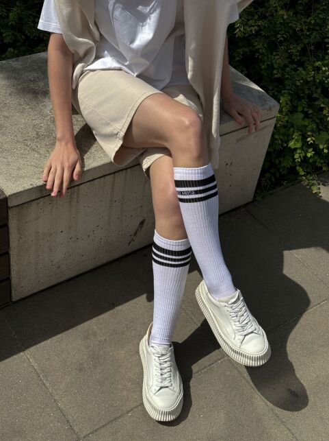 Спортивные гольфы из хлопка в рубчик - купить в интернет-магазине Conte