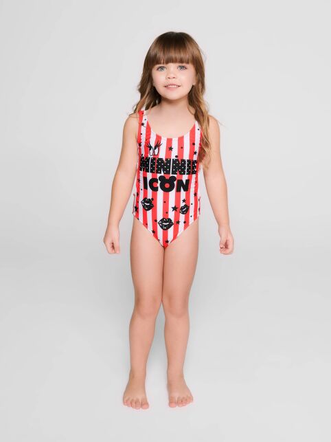 Слитный купальник с разрезами по бокам и спинке MINNIE ICON ©Disney - купить в интернет-магазине Conte