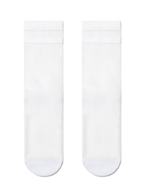 Socks with transparent mesh inserts FANTASY - buy in the online store Conte