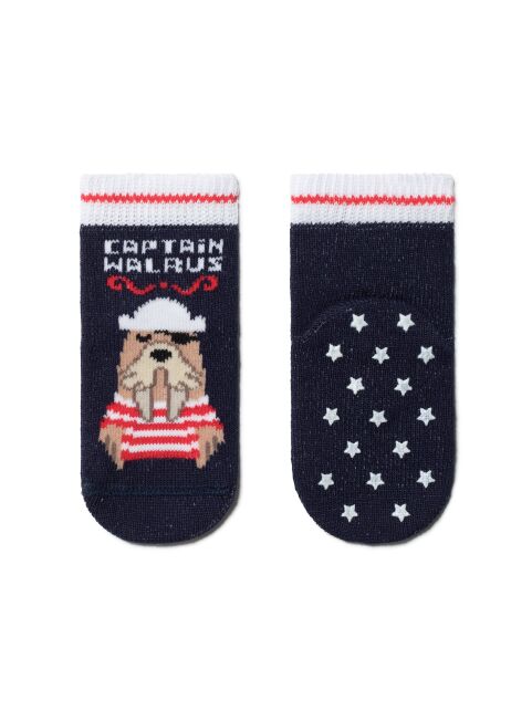 Антискользящие носки TIP-TOP с рисунком «Морж» Антискользящие носки TIP-TOP с рисунком «Морж» - купить в интернет-магазине Conte