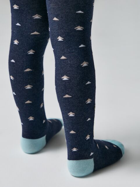 Колготки детские TIP-TOP (веселые ножки) темно-синий 478 - купить в интернет-магазине Conte