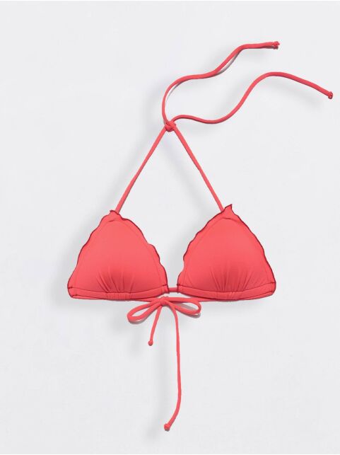 Лиф женский с мягкими треугольными чашками IBIZA горячий коралл - купить в интернет-магазине Conte