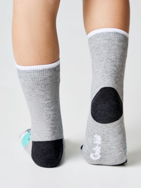 Хлопковые носки с веселыми рисунками "Веселые ножки", модель 460 - купить в интернет-магазине Conte