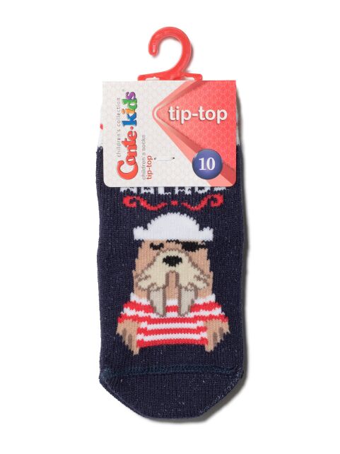 Антискользящие носки TIP-TOP с рисунком «Морж» - купить в интернет-магазине Conte