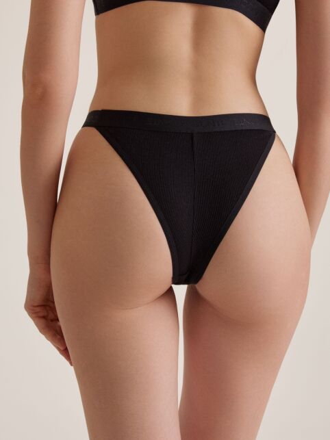 Трусы танга в рубчик из вискозы ACTIVE SHAPE LTA 3189 - купить в интернет-магазине Conte