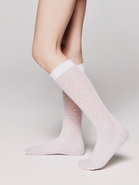 Гольфы в "сердечки" MOLLY - купить в интернет-магазине Conte