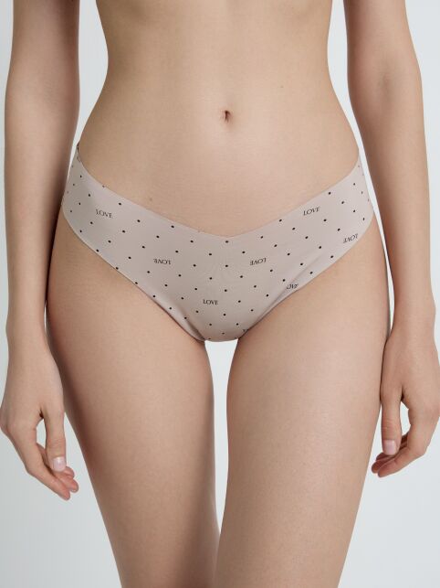 Бесшовные Трусы "бразилиана" с V-образной линией талии INVISIBLE LBR 1226 - купить в интернет-магазине Conte