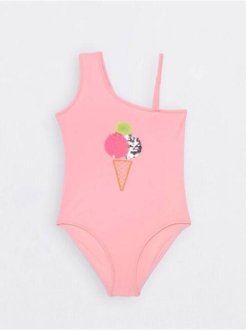 Купальник с двухсторонними пайетками ICE CREAM Купальник с двухсторонними пайетками ICE CREAM - купить в интернет-магазине Conte