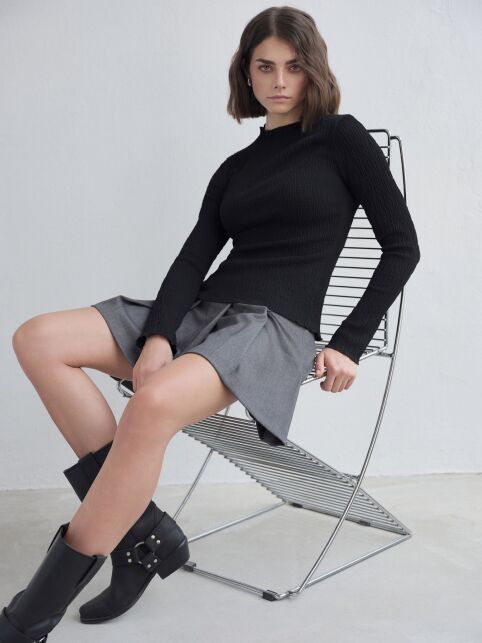 Джемпер с жатым эффектом LD 3235 - купить в интернет-магазине Conte