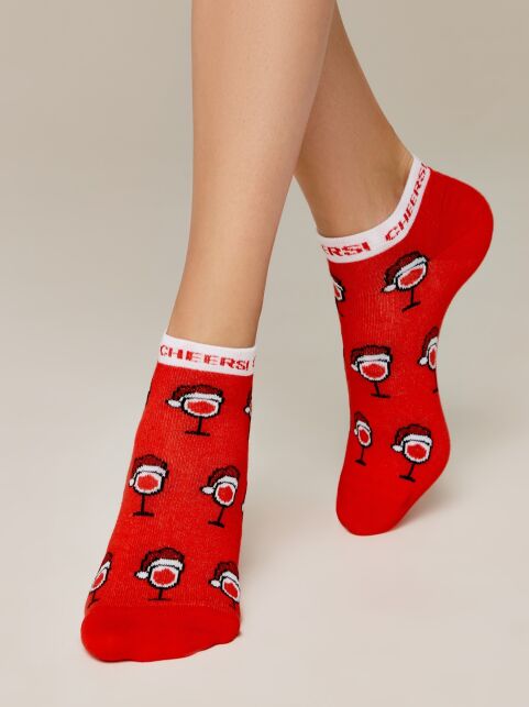 Women socks NEW YEAR "Cheers!" - buy in the online store Conte