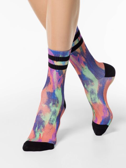 Удлиненные носки с хлопком «Assorted» - купить в интернет-магазине Conte