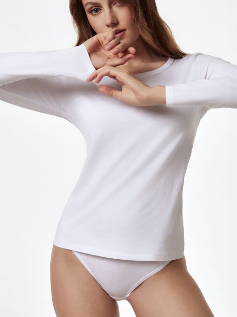Базовый лонгслив с длинными рукавами BASIC COLLECTION LF 2023 - купить в интернет-магазине Conte
