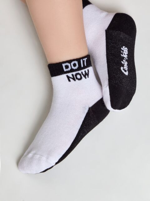 Короткие белые спортивные носки ACTIVE lycra®, модель 577 - купить в интернет-магазине Conte