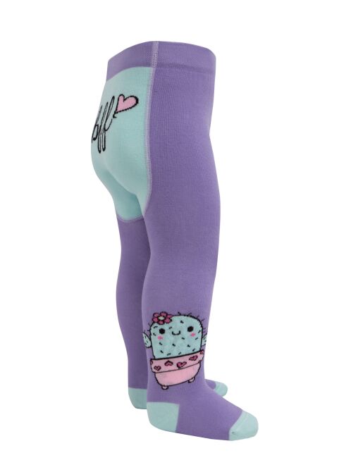 Хлопковые колготки с рисунком «Flowers» - купить в интернет-магазине Conte