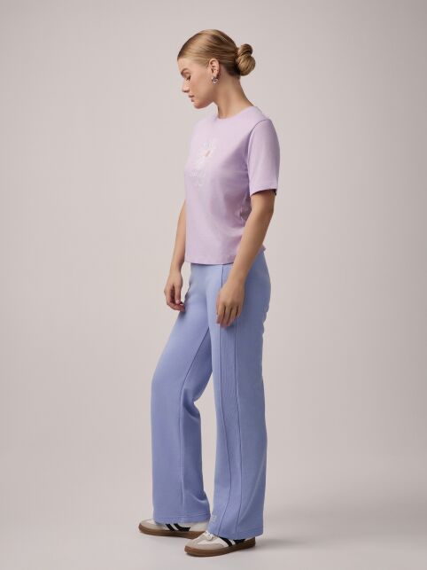 Укороченная футболка из хлопка с вышивкой «Я веру ў любоў» LD 2951 - купить в интернет-магазине Conte