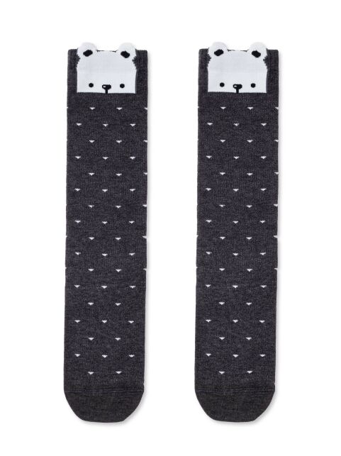 Хлопковые гольфы с забавными мордашками - купить в интернет-магазине Conte