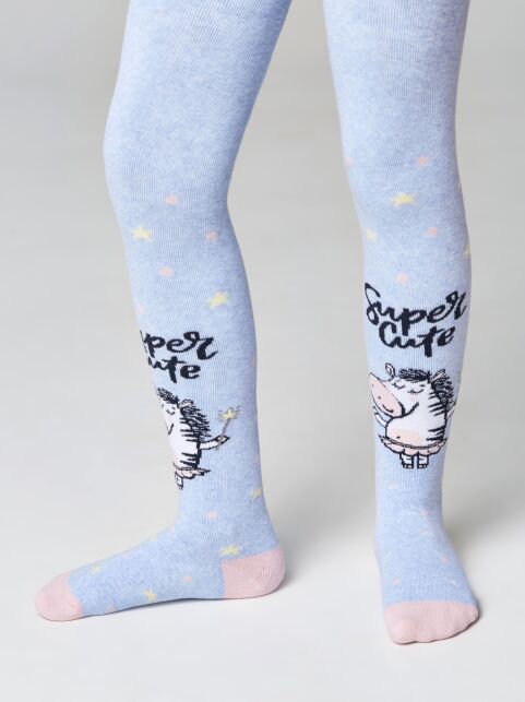 Колготки SOF-TIKI (махровые внутри) с рисунками, модель 521 - купить в интернет-магазине Conte