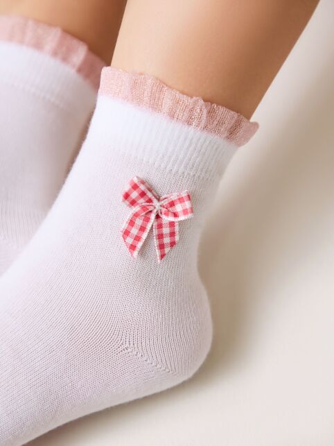 Носки TIP-TOP с декоративным бантиком и воздушным волнистым бортом - купить в интернет-магазине Conte