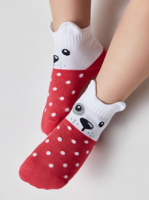 Короткие носки с декоративными ушками «Собачки» - купить в интернет-магазине Conte