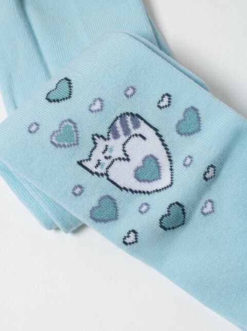 Хлопковые колготки с рисунком “Cat” - купить в интернет-магазине Conte