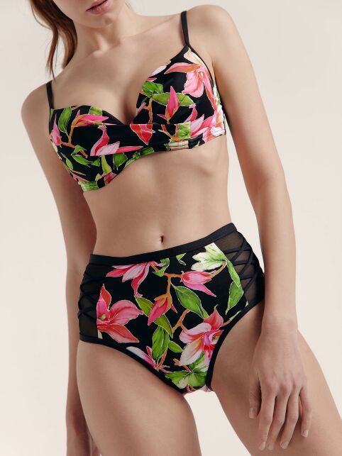 Лиф-балконет с цветочным рисунком и эффектом push-up TROPICAL GARDEN - купить в интернет-магазине Conte