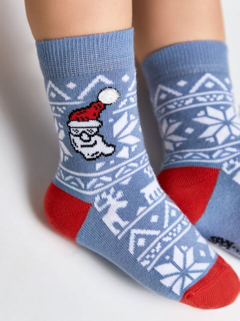 Новогодние детские носки с рисунком «Новогодний орнамент» - купить в интернет-магазине Conte