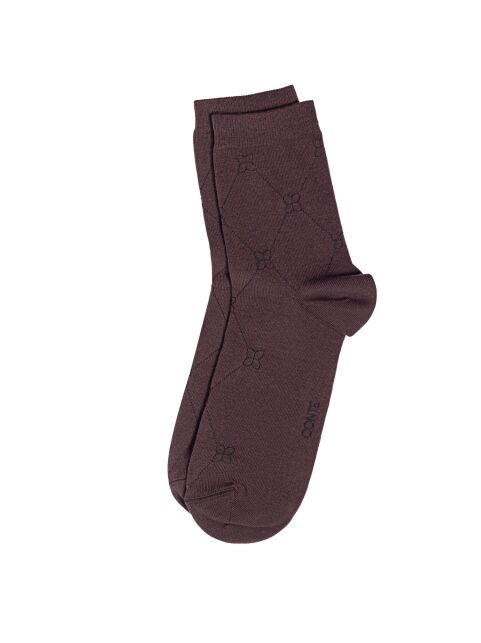 Носки из хлопка с геометрическим рисунком CLASSIC - купить в интернет-магазине Conte