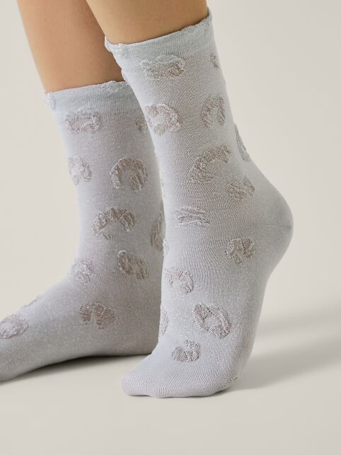Носки из вискозы с люрексом - купить в интернет-магазине Conte