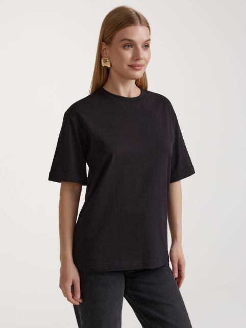 Футболка их хлопка прямого кроя LD 3207 Футболка их хлопка прямого кроя LD 3207 - купить в интернет-магазине Conte