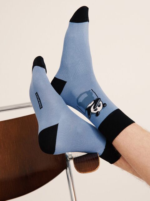 Хлопковые носки с рисунком «Mini panda» - купить в интернет-магазине Conte