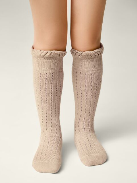 Гольфы с воздушными рюшами и хлопком MISS - купить в интернет-магазине Conte