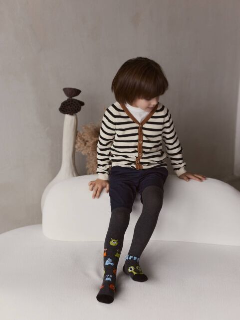 Колготки детские TIP-TOP (веселые ножки) темно-серый - купить в интернет-магазине Conte