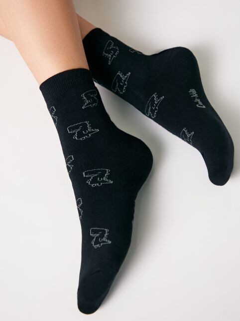 Махровые носки SOF-TIKI с рисунком «Динозавры» - купить в интернет-магазине Conte