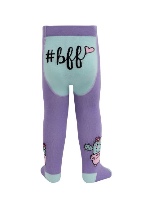 Хлопковые колготки с рисунком «Flowers» - купить в интернет-магазине Conte