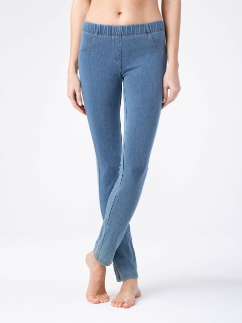 Моделирующие джеггинсы из денима MUZA Моделирующие джеггинсы из денима MUZA - купить в интернет-магазине Conte