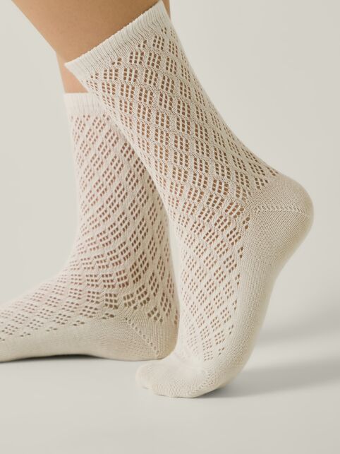 Ажурные носки с хлопком CLASSIC - купить в интернет-магазине Conte