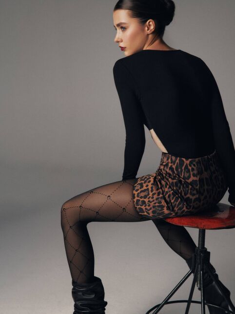 Колготки в ромбы с эффектом мелкой сетки PATTERN MESH Колготки в ромбы с эффектом мелкой сетки PATTERN MESH - купить в интернет-магазине Conte