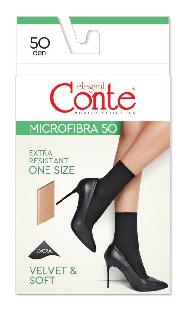 Microfiber socks MICROFIBRA 50 (1 pair) - buy in the online store Conte