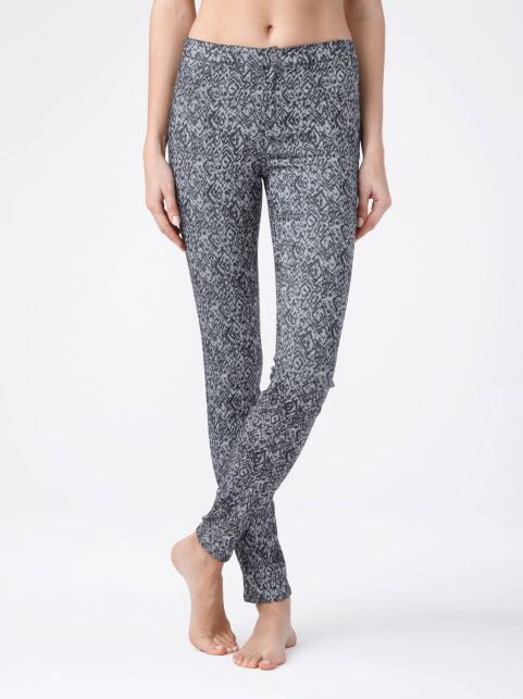 Trousers with monochrome print ERIDA - buy in the online store Conte