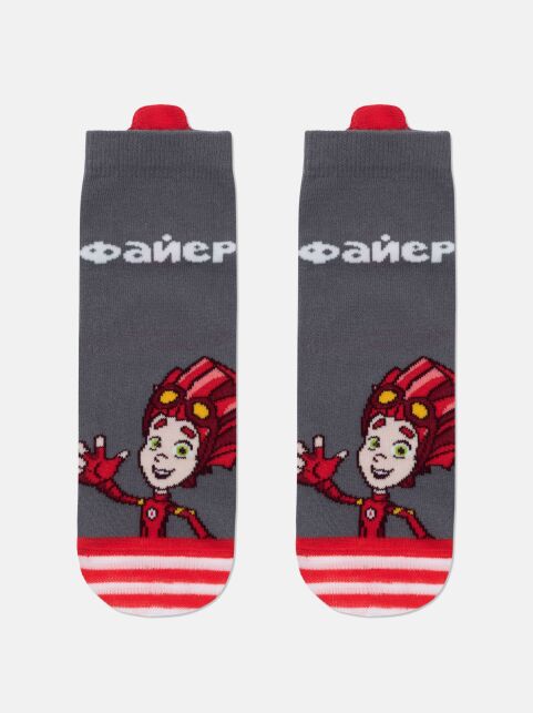 Носки с рисунком Файер по лицензии «Фиксики» - купить в интернет-магазине Conte