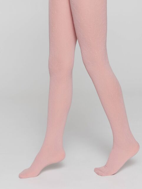 Колготки из микрофибры с рельефным рисунком DAISY - купить в интернет-магазине Conte