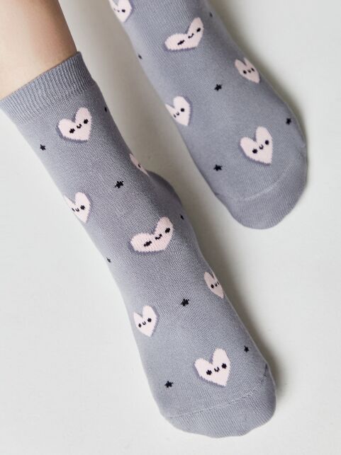 Махровые носки SOF-TIKI с сердечками - купить в интернет-магазине Conte