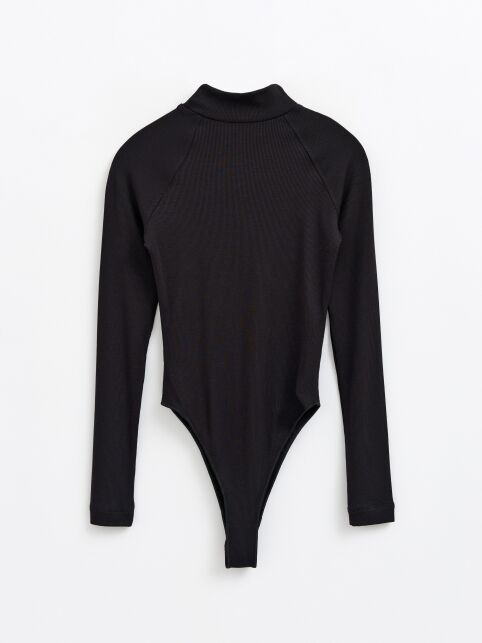 Боди с центральным швом из фактурного полотна с вискозой LBD 2380 - купить в интернет-магазине Conte